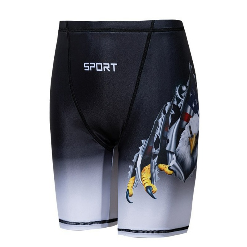 Swim Trunk Quick Dry - กางเกงว่ายน้ำสำหรับเด็กผู้ชาย ลายการ์ตูน ยืดหยุ่นสูง เป็นมิตรกับผิวเด็ก กางเกงว่ายน้ำแห้งเร็วสำหรับเด็กโต ทรงบ็อกเซอร์