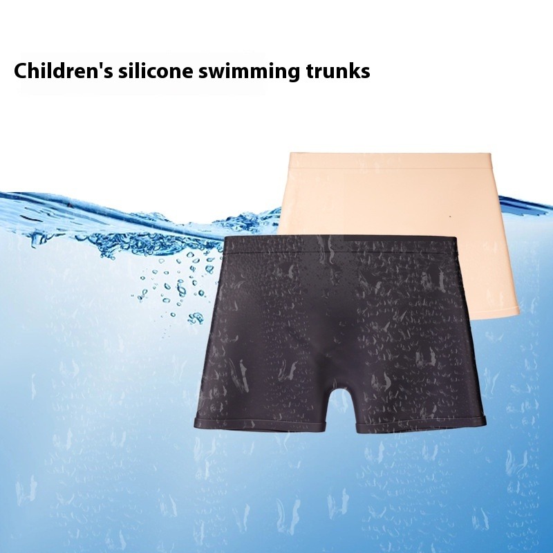 Swim Trunk Quick Dry - กางเกงว่ายน้ําซิลิโคนขนาดเล็กสแควร์ตัดชุดชั้นในว่ายน้ําความยืดหยุ่นสูงแห้งเร็วกางเกงขาสั้นสระว่ายน้ําชายหาดยืดหยุ่นสูงสีสันสดใส