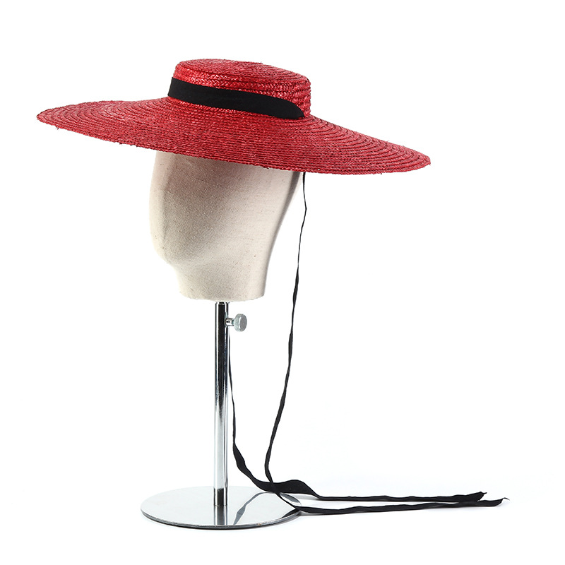 15ซม.กว้างฟางหมวกฤดูร้อนหมวกชา - Bucket Hat Straw บทวิจารณ์และราคา