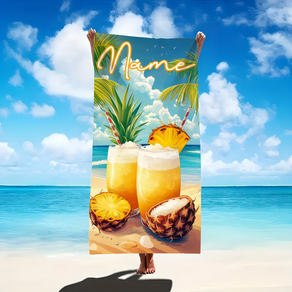 ผ้าเช็ดตัวชายหาดแบบกำหนดเองได้ - Beach Towel Large บทวิจารณ์และราคา