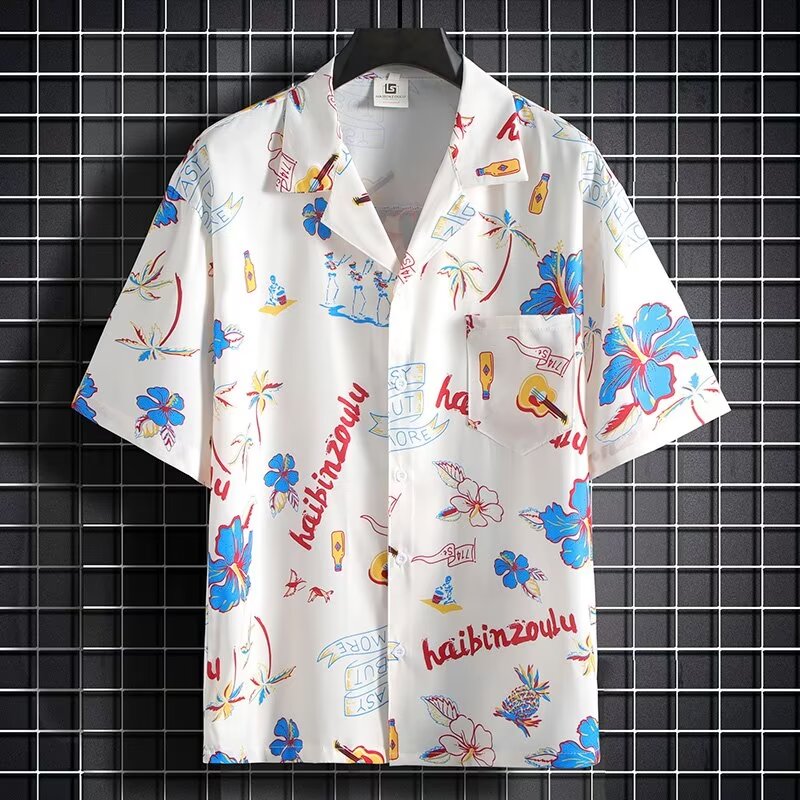 รีสอร์ทเสื้อเชิ้ตแขนลำลองขาสั้ - Resort Shirt Floral บทวิจารณ์และราคา
