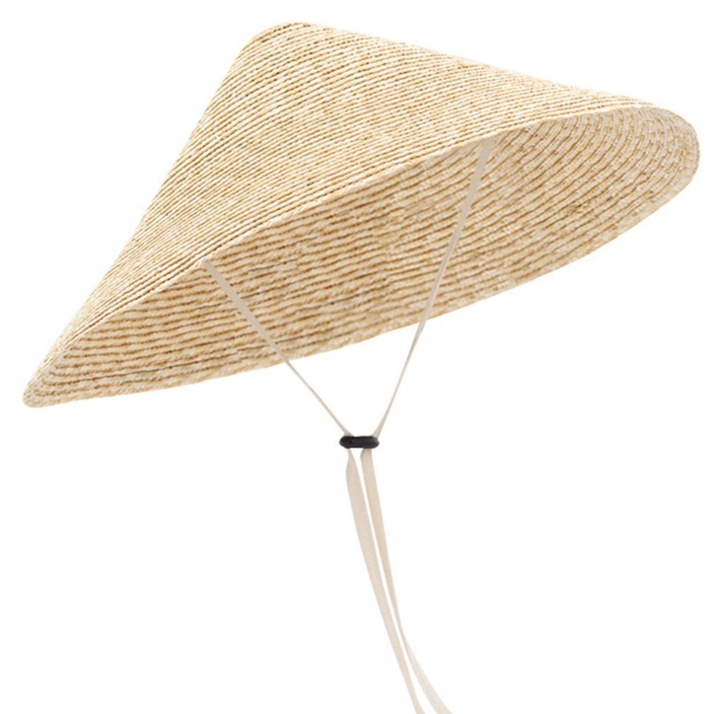 ใหม่ขนาดใหญ่ปีกกว้างหมวกฟางป้อ - Bucket Hat Straw บทวิจารณ์และราคา