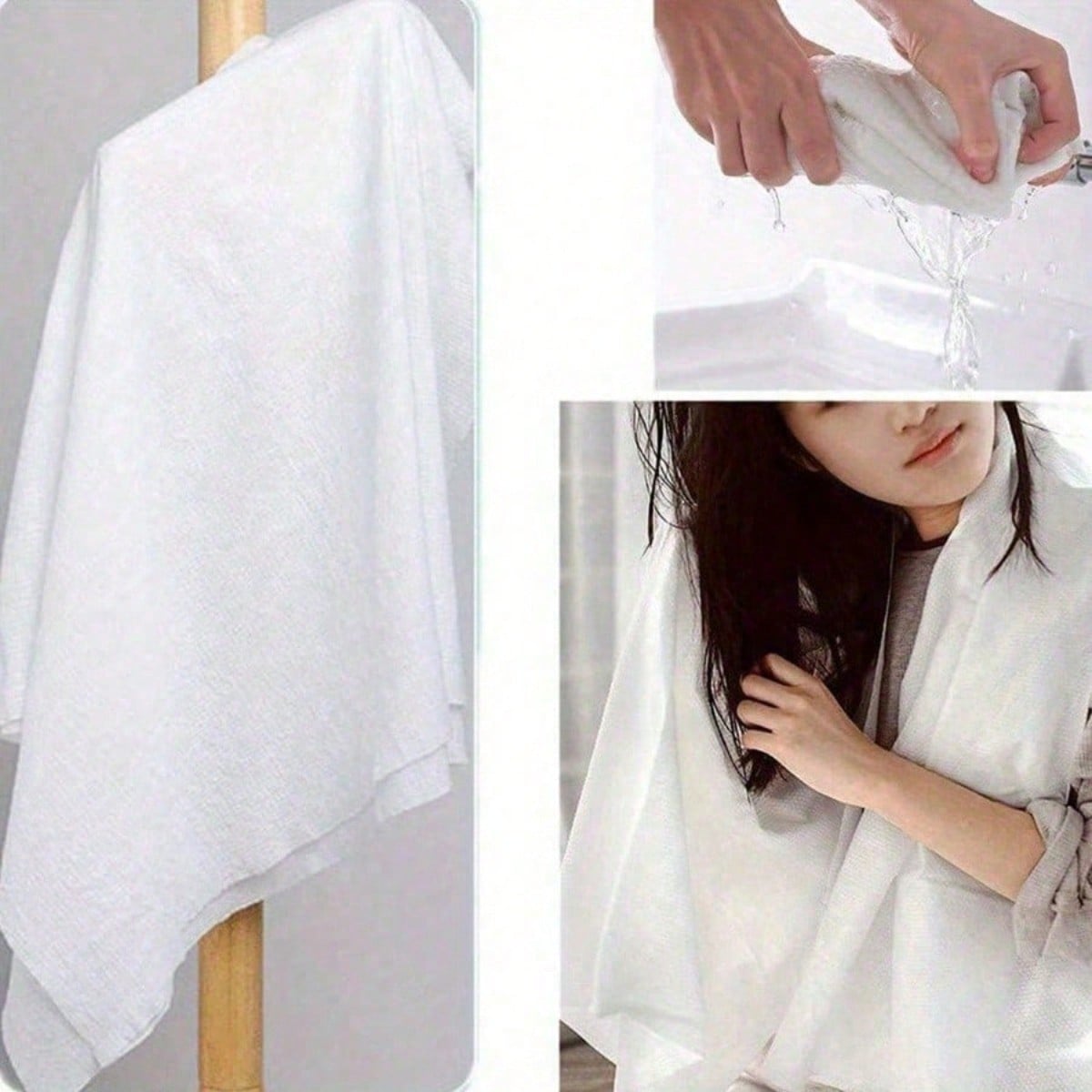 ผ้าขนหนูอัดเม็ดขนาดใหญ่แบบใช้ค - Beach Towel Large บทวิจารณ์และราคา