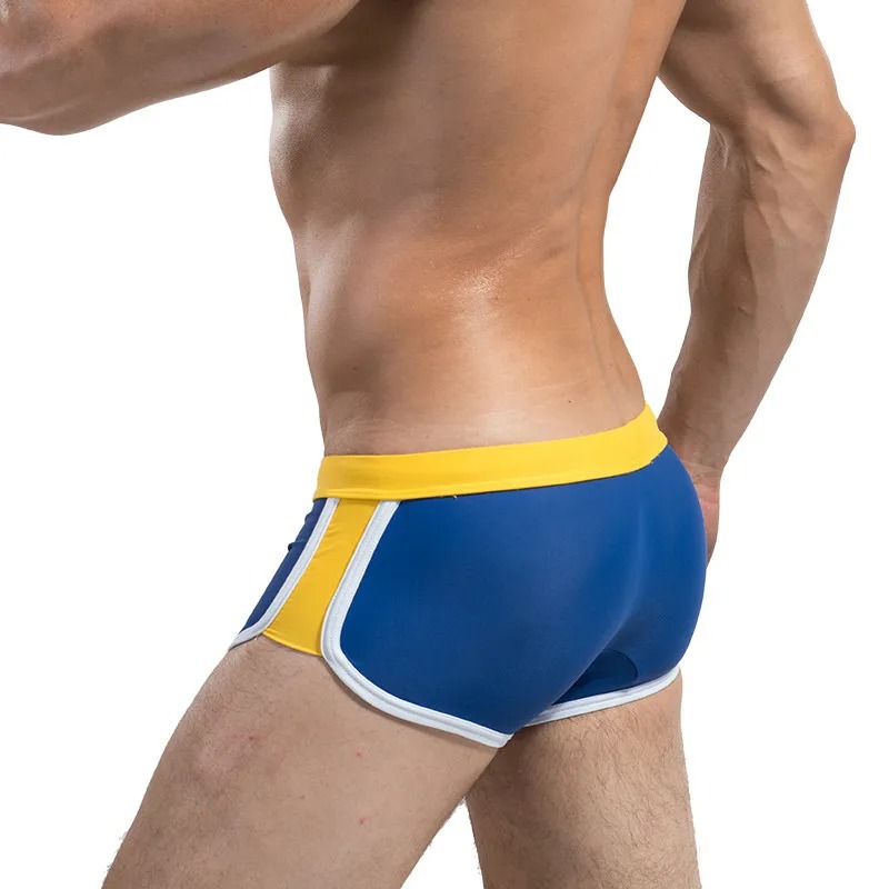 กางเกงว่ายน้ำผู้ชายแบบมีเชือกผ - Swim Trunk Quick Dry บทวิจารณ์และราคา