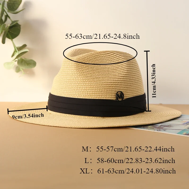 หมวกปานามาทรงแจ๊สขนาดใหญ่ XL 6 - Bucket Hat Straw บทวิจารณ์และราคา