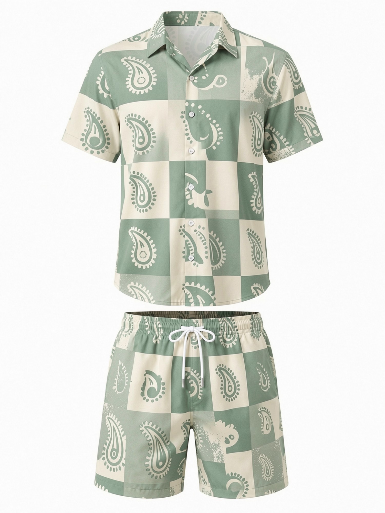 ชุดเสื้อเชิ้ตแขนสั้นลายดอกไม้ส - Resort Shirt Floral บทวิจารณ์และราคา