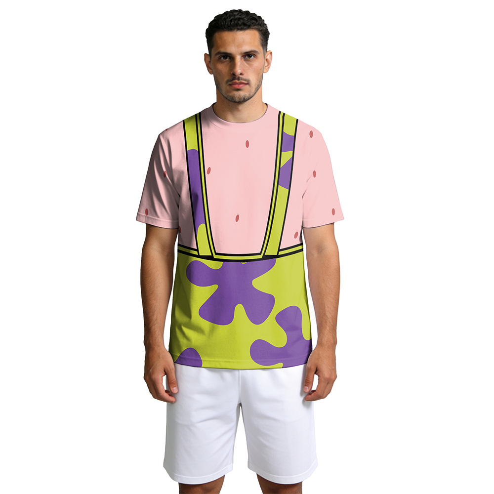 เสื้อยืดคอสเพลย์สปองจ์&แพทริคส - Tee Graphic Print บทวิจารณ์และราคา