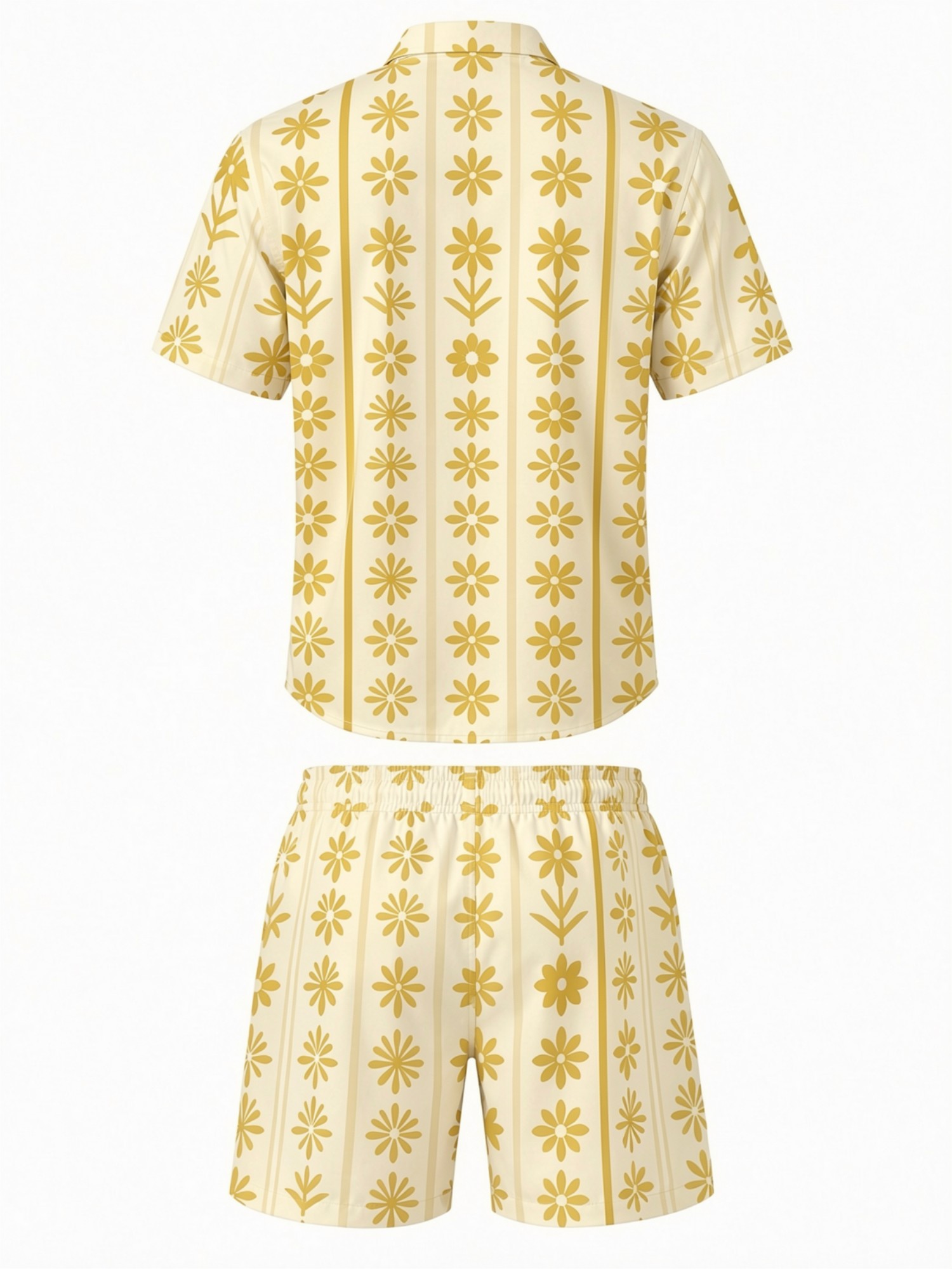 ชุดเสื้อเชิ้ตแขนสั้นลายดอกไม้แ - Resort Shirt Floral บทวิจารณ์และราคา